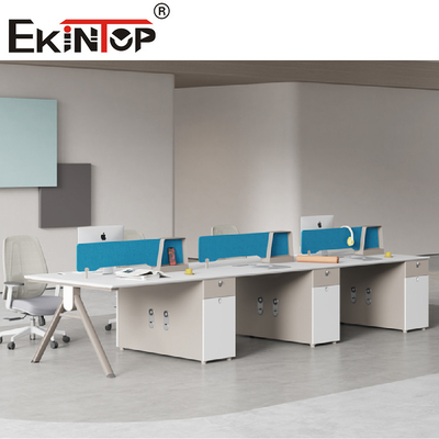 OEM Stasiun Kerja Kantor Modular Komputer Workstation Meja Ramah Lingkungan