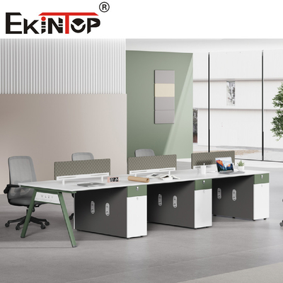 meja kerja kantor modular tahan lama meja meja staf furnitur komersial