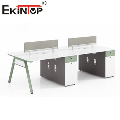 meja kerja kantor modular tahan lama meja meja staf furnitur komersial