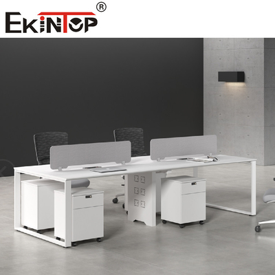Furnitur Workstation Komputer Cubicle Kantor Putih Garansi 5 Tahun