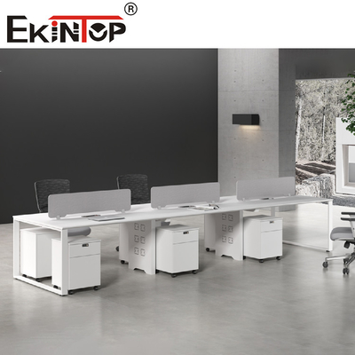 Furnitur Workstation Komputer Cubicle Kantor Putih Garansi 5 Tahun