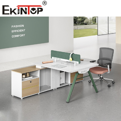 2 4 6 8 Orang Rumah Kantor Workstation Meja Kantor Partisi Dikombinasikan Secara Bebas