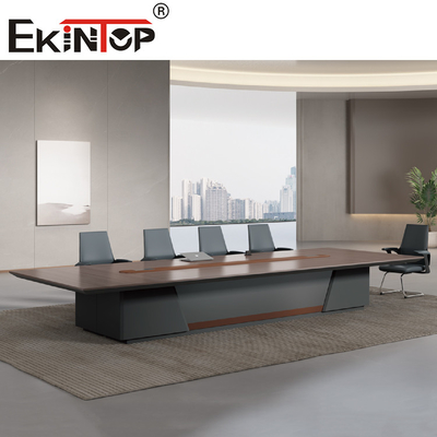 Meja Konferensi Eksekutif Kayu Tahan Gores yang Dapat Diperpanjang