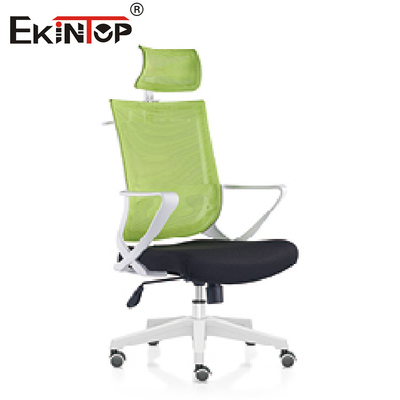 Majelis Modern Kursi Kantor Hijau Kain Mesh Bahan Logam