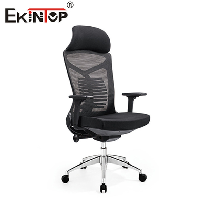 Kursi Kantor Mesh Kapasitas 250Lbs Dengan Headrest Lumbar Support Assembly