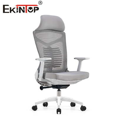 Kursi Kantor Mesh Kapasitas 250Lbs Dengan Headrest Lumbar Support Assembly