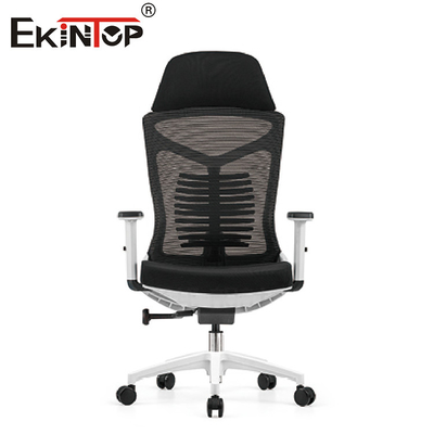 Kursi Kantor Mesh Kapasitas 250Lbs Dengan Headrest Lumbar Support Assembly