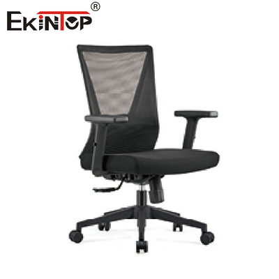 Kursi Meja Kantor Jala Ergonomis Biru Dengan Lengan yang Dapat Disesuaikan