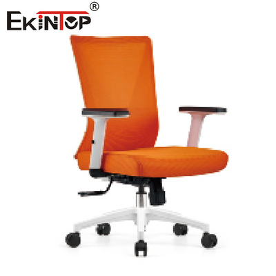 Kursi Meja Kantor Jala Ergonomis Biru Dengan Lengan yang Dapat Disesuaikan