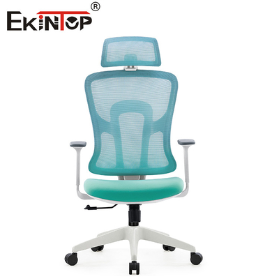 Kursi Jala Kantor Ergonomis Punggung Tinggi Hijau Putar Tinggi Dapat Disesuaikan
