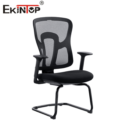 Kursi Mesh Kantor Ergonomis Kontemporer Untuk Meja Tanpa Roda