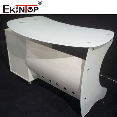 Klasik Tempered Glass Kantor Desk Komputer Kaca Eksekutif Kantor Desk