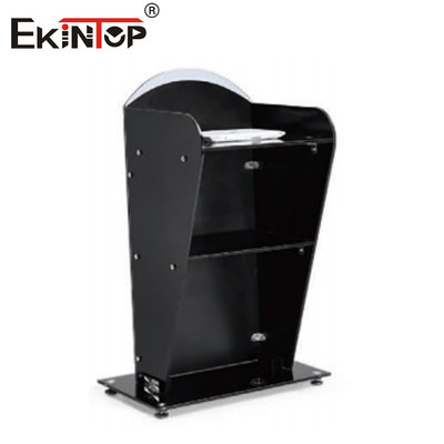 Efisiensi Kantor Modern Kayu Hitam File Lemari Kelembaban Proof
