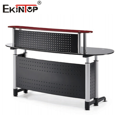 Melamine Glass Desk yang Unik