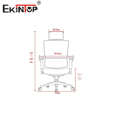 Kursi Kantor Jaring Ergonomis dengan Kemampuan Beradaptasi yang Mulus untuk Lingkungan Kerja yang Tangkas