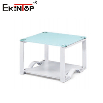 Meja Kopi Kaca dan Baja Gaya Kontemporer Furnitur Ruang Tamu