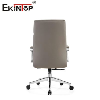 Premium kerajinan kulit yang indah kursi kantor adjustable kursi