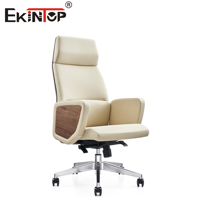 Kursi Kantor Kulit Modern Kesederhanaan Dengan Garis Bersih Estetika Minimalis