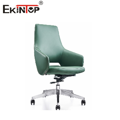 Kursi Kantor Kulit Premium Dengan Dasar Chrome Logam 5 Tahun Garansi