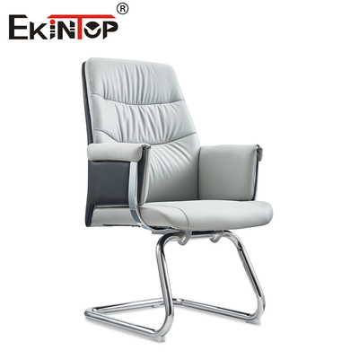 Kursi Kantor Ergonomis Kulit Putih Modern Gaya Lancang dan Kenyamanan Luar Biasa