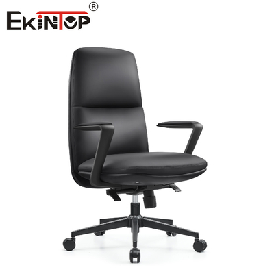 Kursi Ruang Kantor Meja Kursi Kulit Palsu Furnitur Temperamen yang stabil