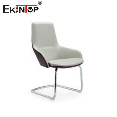 Kursi Kantor Kulit Kontemporer yang Lancang dan Lempar untuk Tempat Kerja Modern
