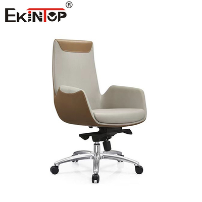Gaya Desain Modern Kursi Makan Kulit PU Modern dengan Kaki Logam