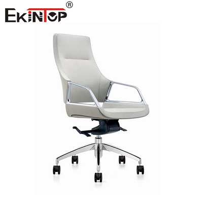 Kursi Kantor Ergonomis Kulit Dukungan yang disesuaikan untuk jam kerja yang panjang