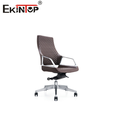 Kursi Kantor Kulit Sintetis Dengan Komfort Ultimate Kursi Kepala Eksekutif Kulit