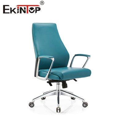 Kursi Kantor Kulit PVC Modern Dengan Belakang Tinggi