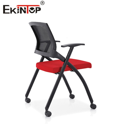 Kursi ruang latihan ergonomis dengan alas nilon dengan sandaran lengan tetap
