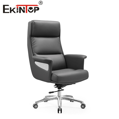 Modern Hitam Kulit Lift Kursi PU Armrest Tinggi Belakang