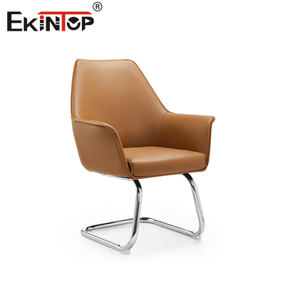 Kursi Kulit Ergonomis Dengan Dukungan Lumbar PU Padded Armrest