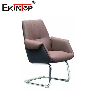 Indoor PU Ergonomic Swivel Kantor Kulit Kursi Tinggi Kembali ODM