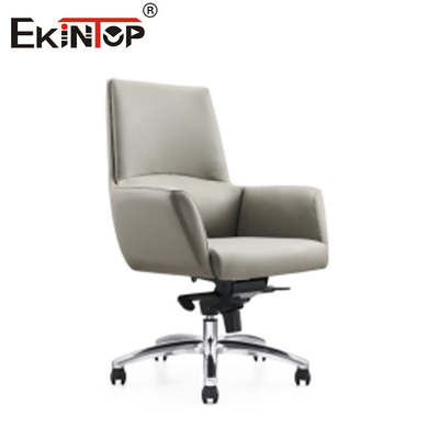 Kursi Kulit PU Ergonomis Kantor Disesuaikan Kursi Meja Komputer
