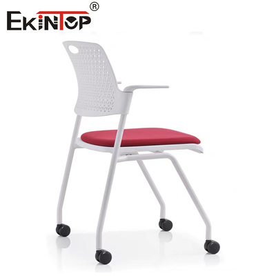 Kursi Latihan Lipat Dengan Casters Plastik Backrest Frame Besi