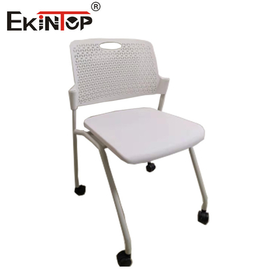 Kursi Latihan Lipat Dengan Casters Plastik Backrest Frame Besi