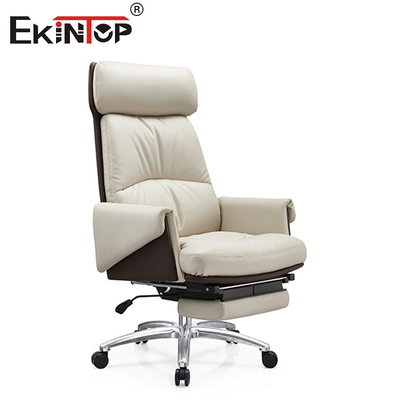 Kursi Kulit Tinggi yang Berkelanjutan Dengan Headrest Multi - Fungsi