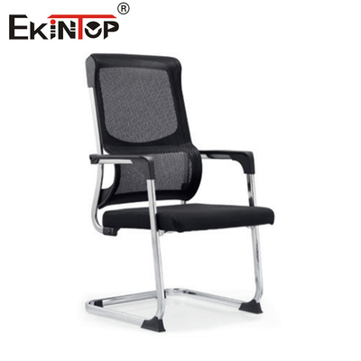 Sandaran Jala dengan Rangka Logam dan Sandaran Tangan Kursi Kantor Untuk Bekerja
