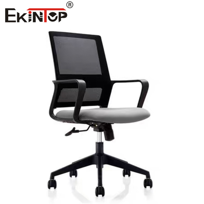 Mid Back Mesh Kantor Kursi Dengan Sponge Seat Cushion Mekanisme Sinkronisasi