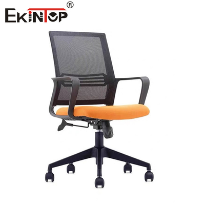 Mid Back Mesh Kantor Kursi Dengan Sponge Seat Cushion Mekanisme Sinkronisasi