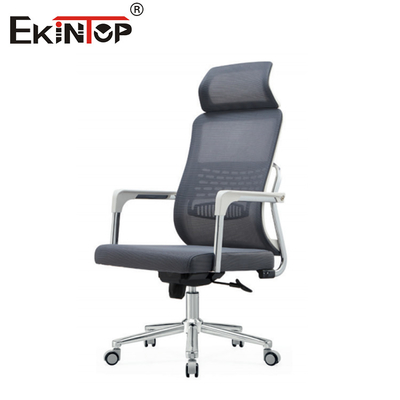 Kursi Kantor dengan punggung tinggi dengan pengendapan kepala dan tinggi punggung yang dapat disesuaikan