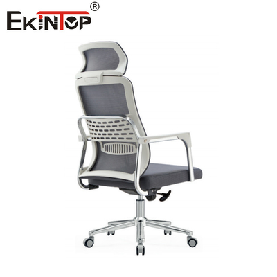 Kursi Kantor dengan punggung tinggi dengan pengendapan kepala dan tinggi punggung yang dapat disesuaikan