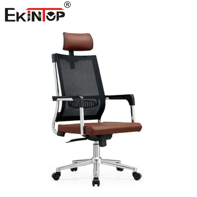 Harga Pabrik Kursi Kantor Dengan Lengan Tinggi Dengan Ketinggian Pendongkrak Kepala yang Bisa Disesuaikan