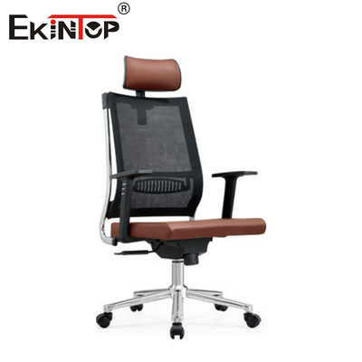 High Back Adult Executive Work Mesh Fabric Swivel Foam Kursi Kantor Modern