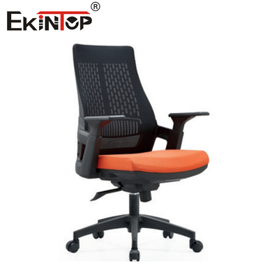 Mid Back Executive Mesh Chair Dengan Armrest Ergonomis Dan Casters
