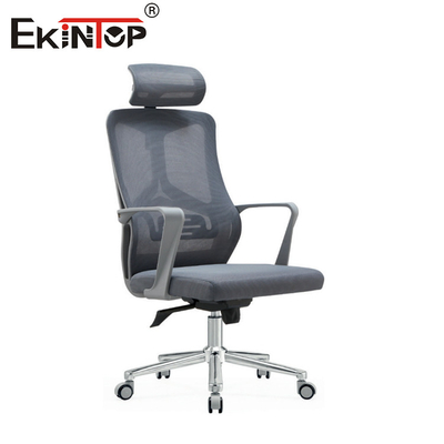 Kursi Kantor Manajer Ergonomis Disesuaikan Mesh Swivel Berputar