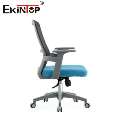 Kursi Kantor Raksasa dengan Rangka Tengah Belakang Mesh Dengan Tangan dan Ketinggian yang Bisa Disesuaikan