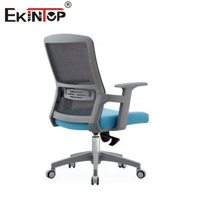 Kursi Kantor Raksasa dengan Rangka Tengah Belakang Mesh Dengan Tangan dan Ketinggian yang Bisa Disesuaikan