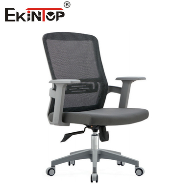 ODM Gray Mesh Kantor Kursi Dengan 3D Armrests Adjustable Tinggi